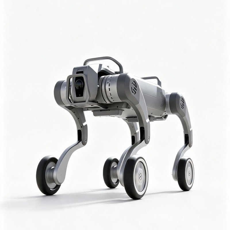 Her Araziye Uygun Tekerlekli Bacaklı Dört Ayaklı Robot Köpek