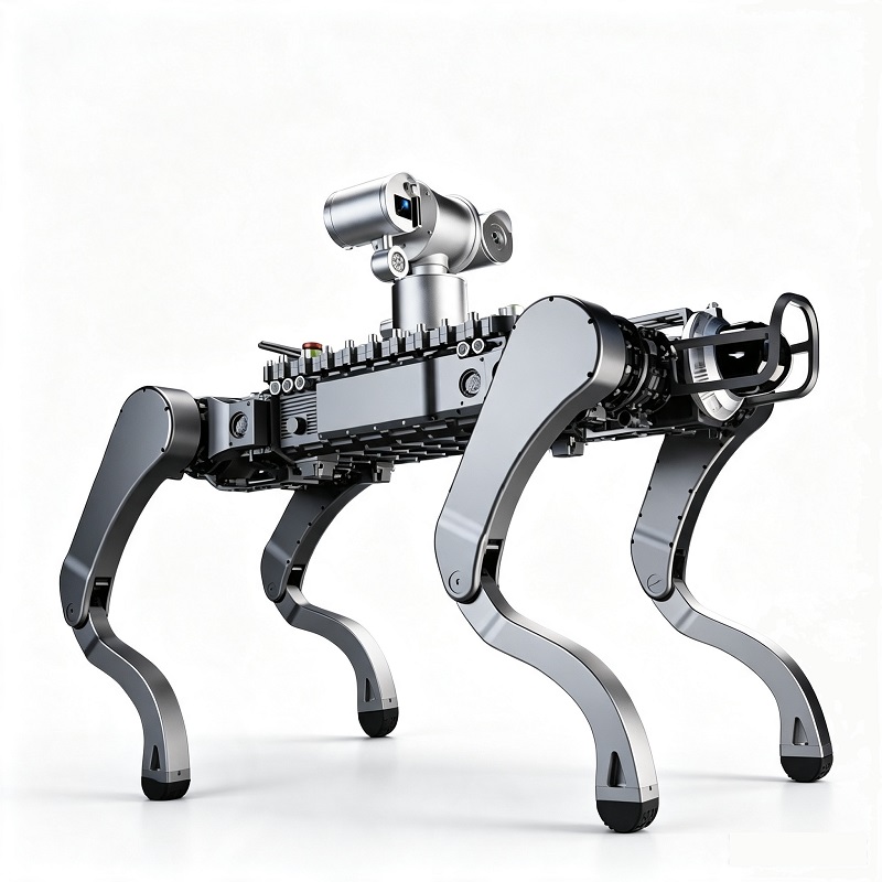 Patlamaya Dayanıklı Muayene Dört Ayaklı Robot Köpek