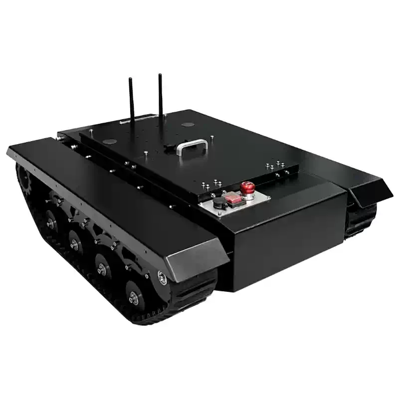 Endüstriyel Kauçuk Paletli Robot Şasi All-Terrain
