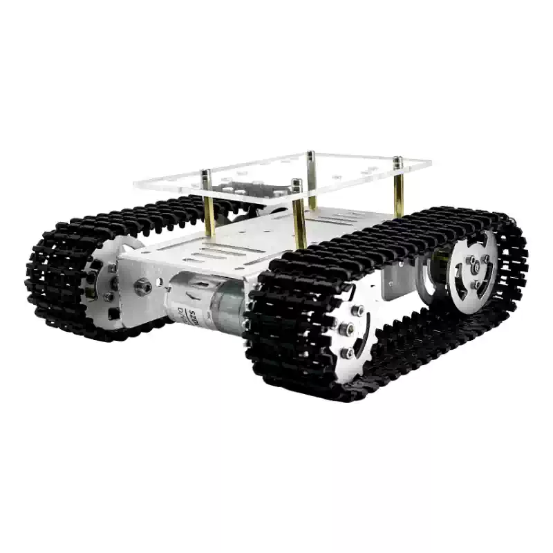 Paletli Robot Şasi Açık Kaynak DIY Tank Platformu